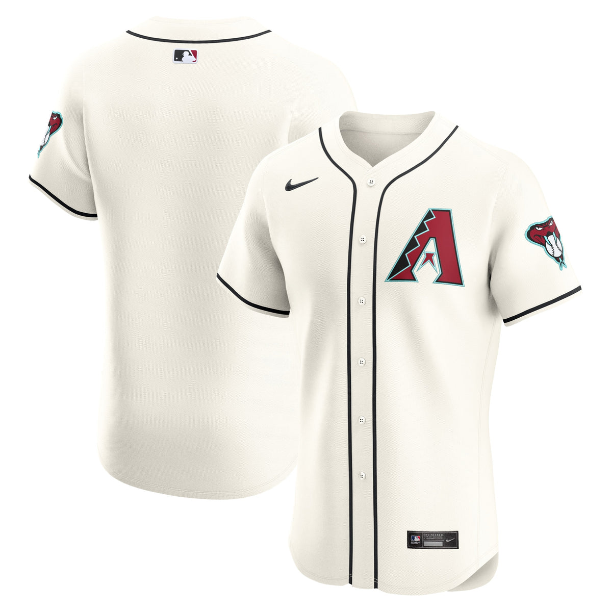 Arizona Diamondbacks Cream Elite Jersey