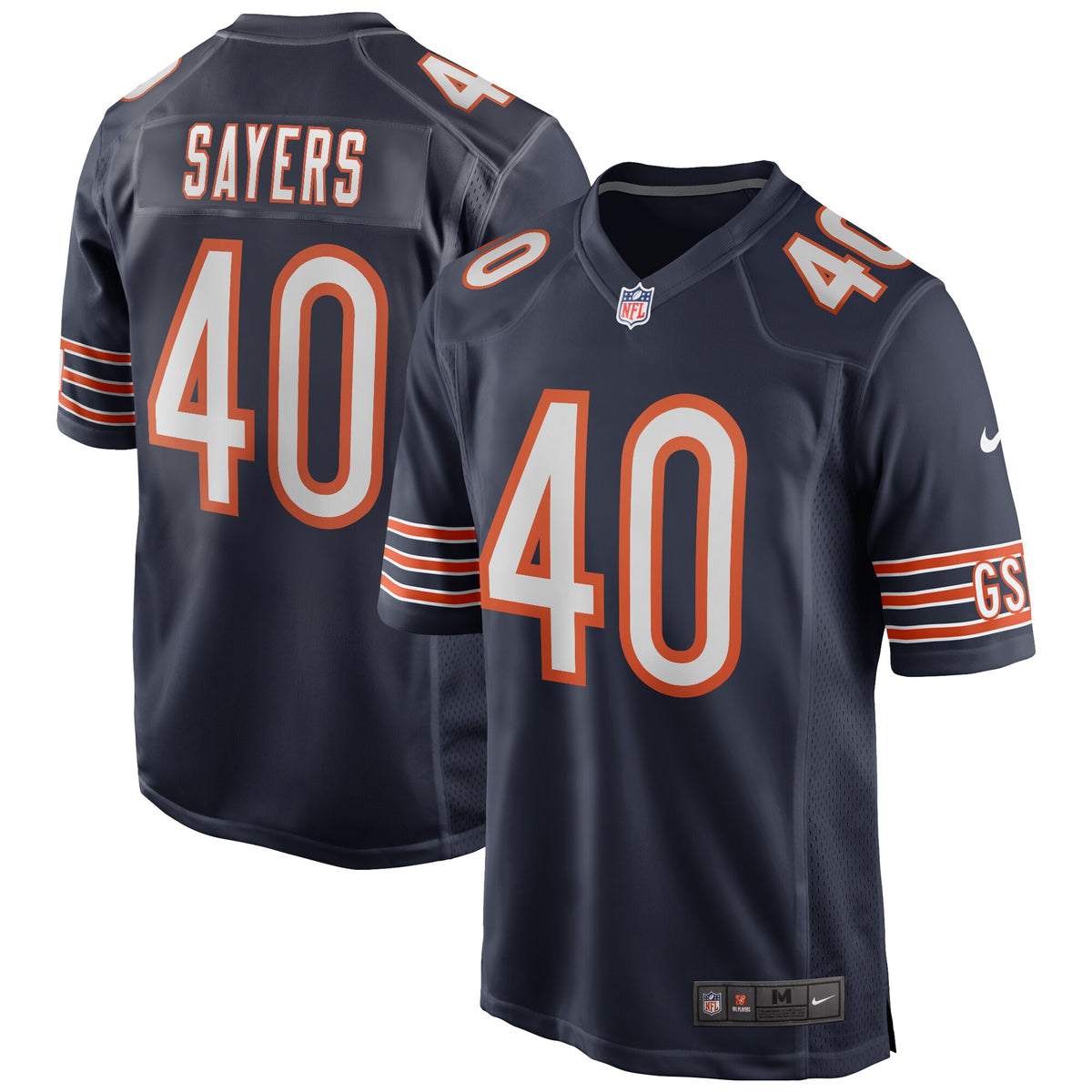 Chicago Bears Gale Sayers Nike Navy Game Retired Player Jersey