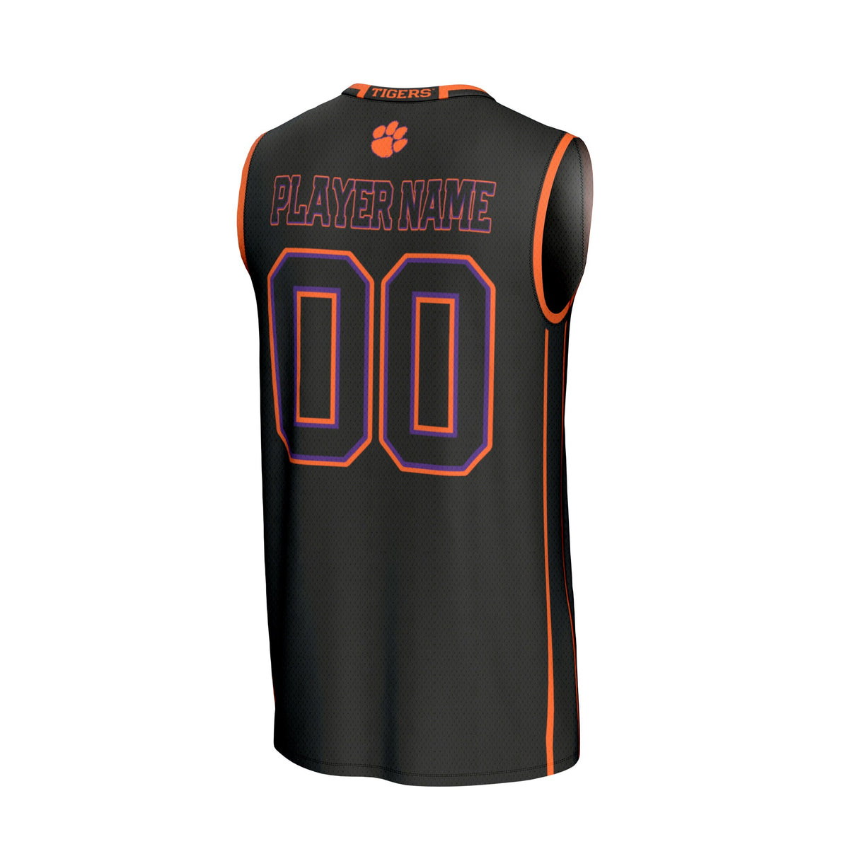 Clemson Tigers GameDay Greats Lightweight Collegiate Basketball NIL Pick-A-Player Fashion Jersey - Black