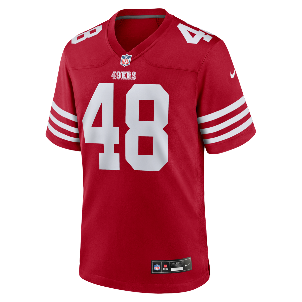 San Francisco 49ers Tatum Bethune Scarlet Game Jersey