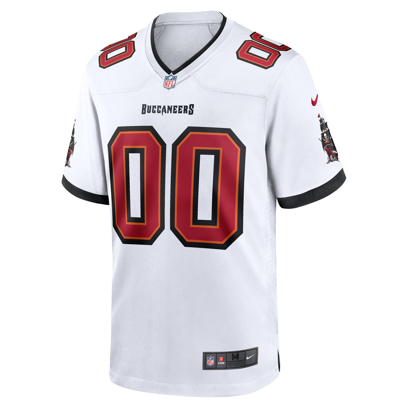 Nike White Tampa Bay Buccaneers White Custom Game Jersey
