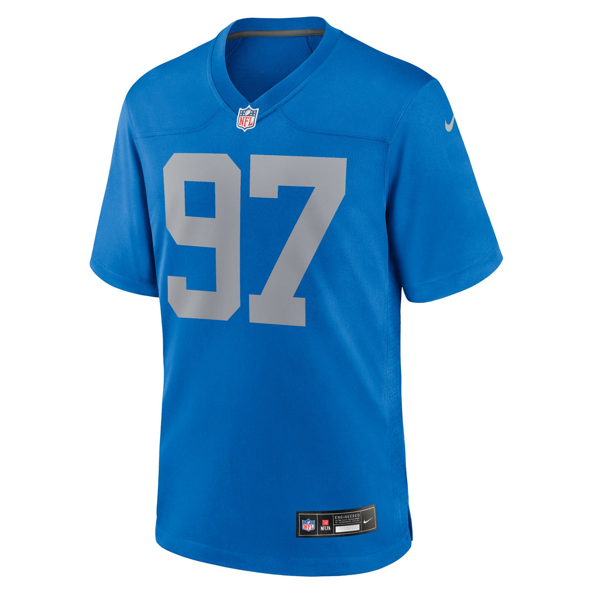 Detroit Lions Aidan Hutchinson Blue Alternate Game Jersey