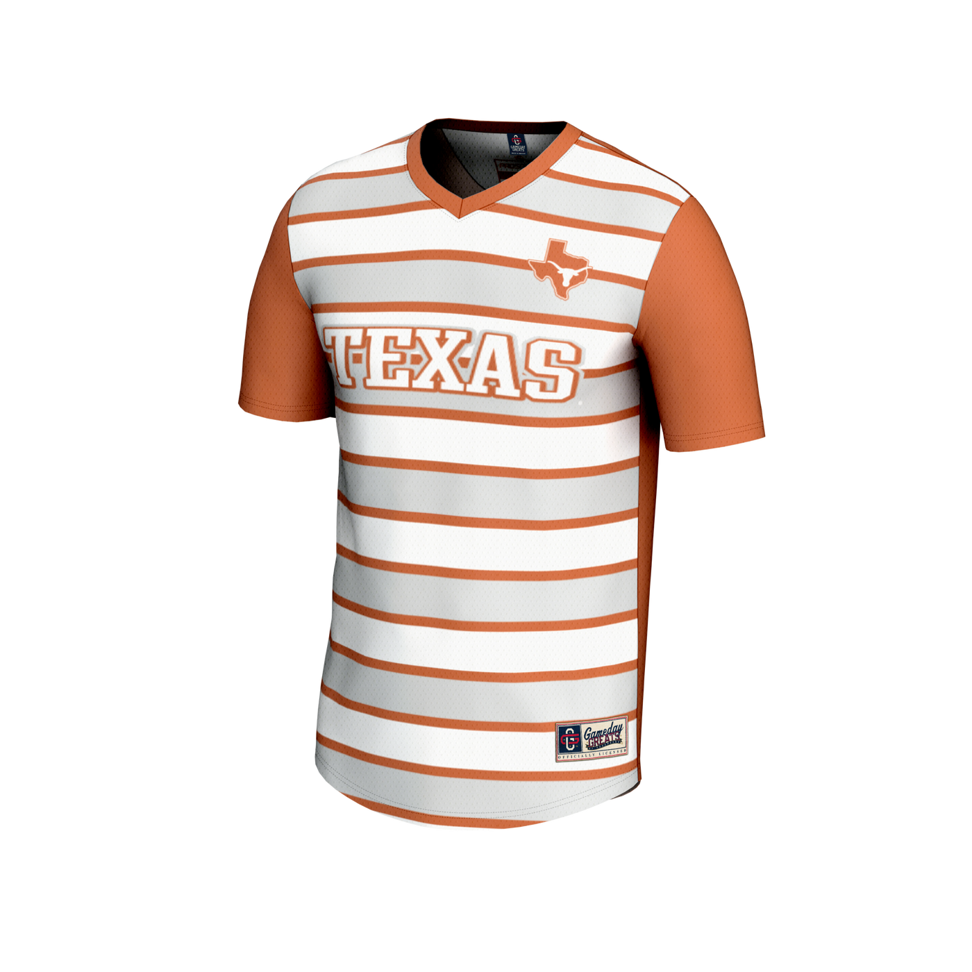 GameDay Greats #1 Texas Orange Texas Longhorns Lightweight Soccer Fashion Jersey