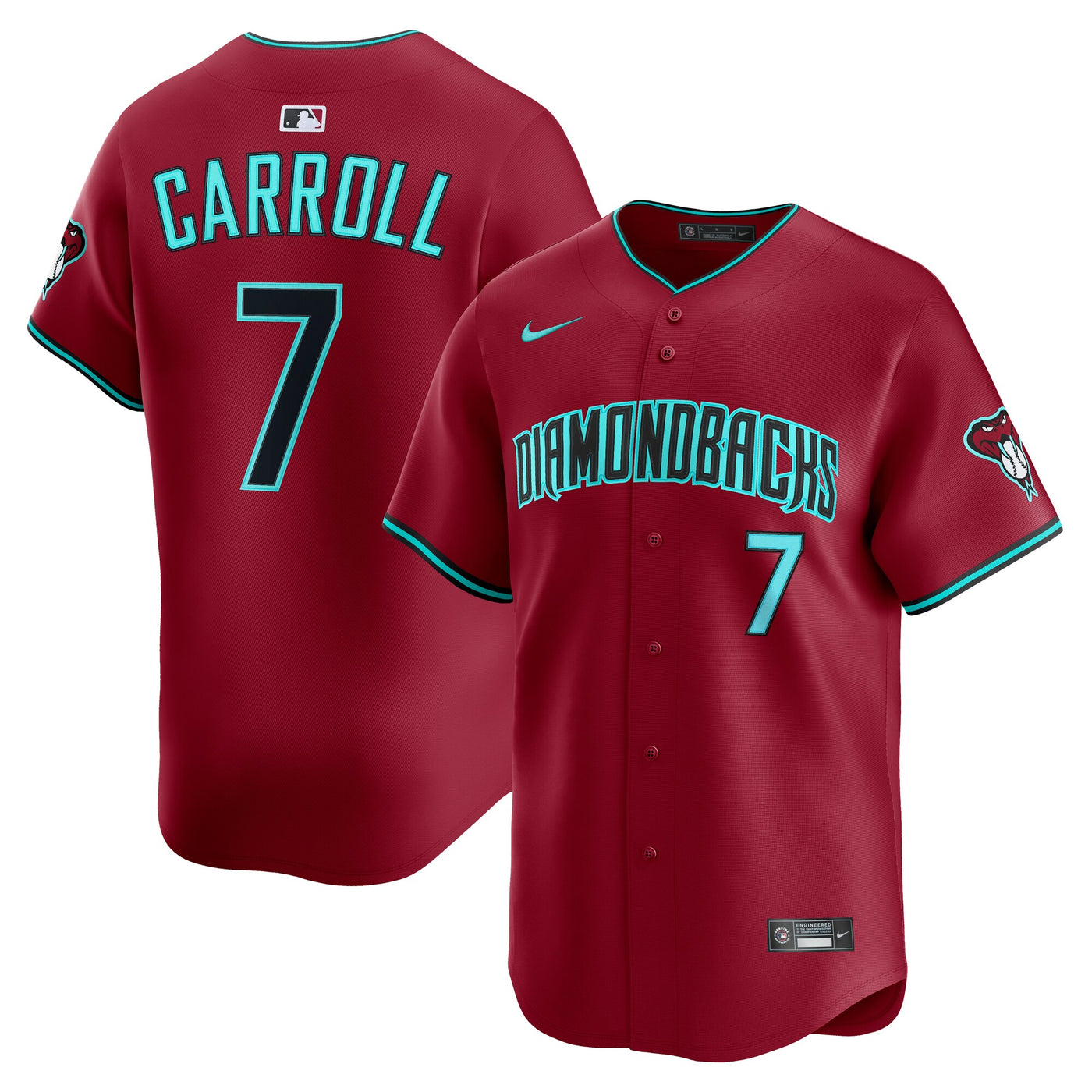 Arizona Diamondbacks Corbin Carroll Nike Red Alternate Limited Jersey