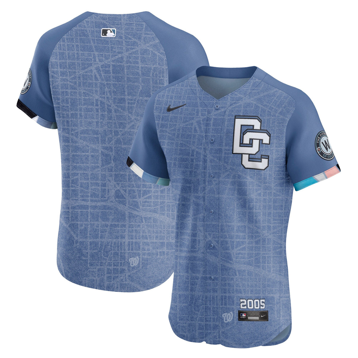 Washington Nationals Blue 2025 City Connect Elite Jersey
