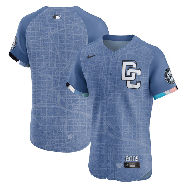 Washington Nationals Blue 2025 City Connect Elite Jersey