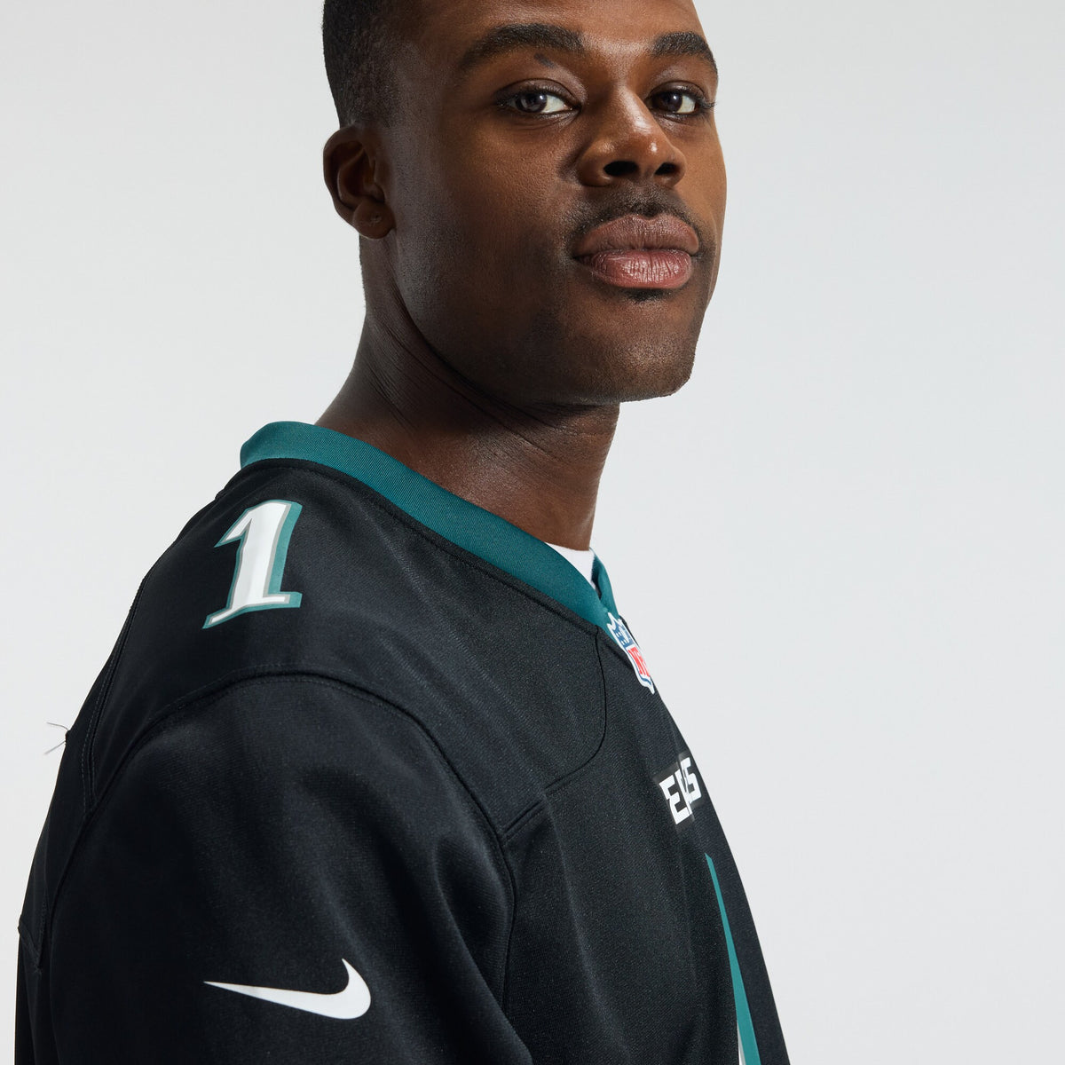 Philadelphia Eagles Jalen Hurts Black Alternate Game Jersey