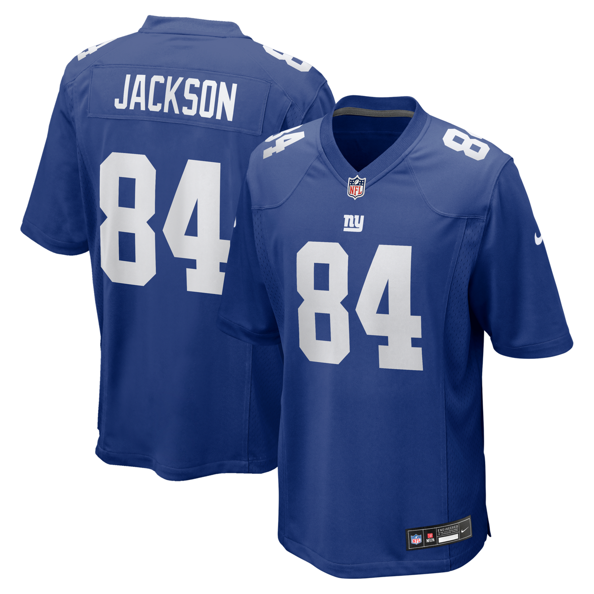 New York Giants Tyree Jackson Royal Game Jersey