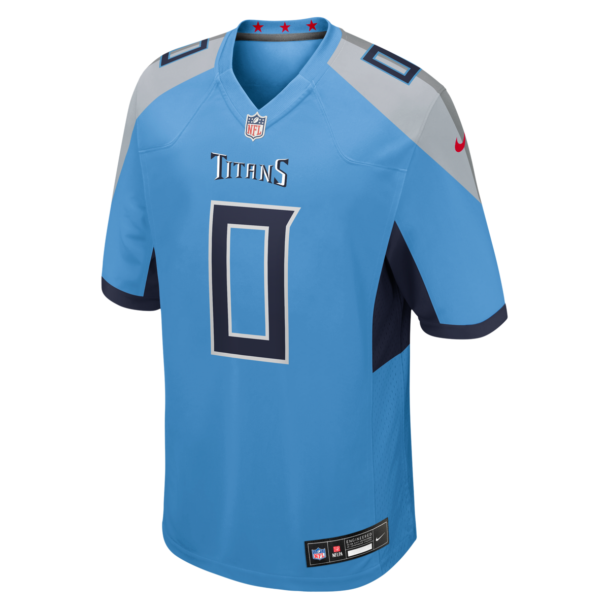 Tennessee Titans Calvin Ridley Light Blue Team Game Jersey