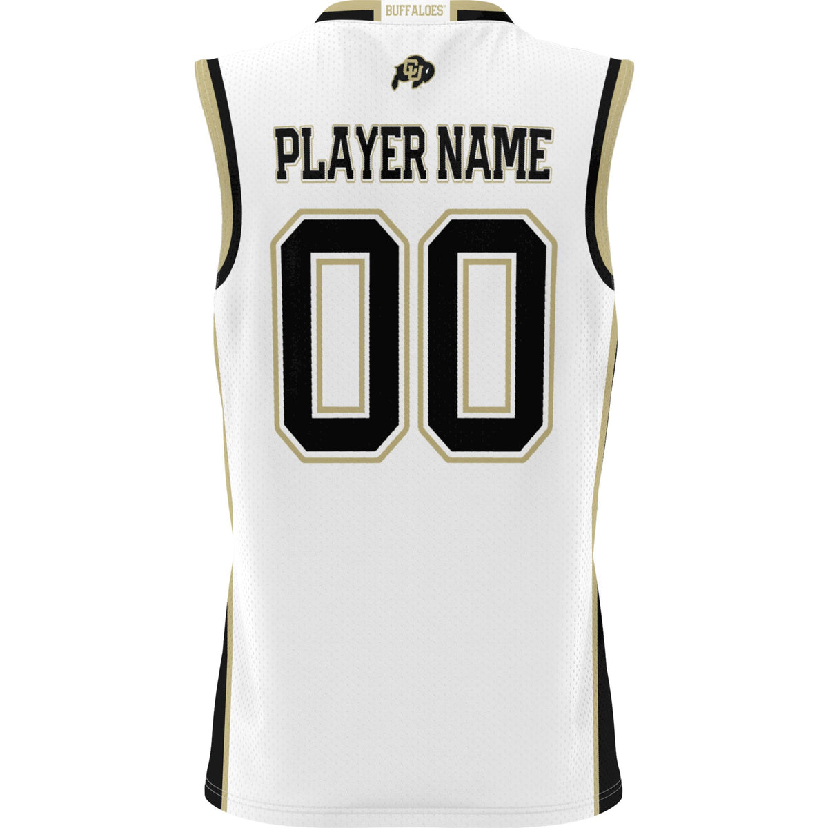 Colorado Buffaloes GameDay Greats Lightweight NIL Pick-A-Player Basketball Jersey - White