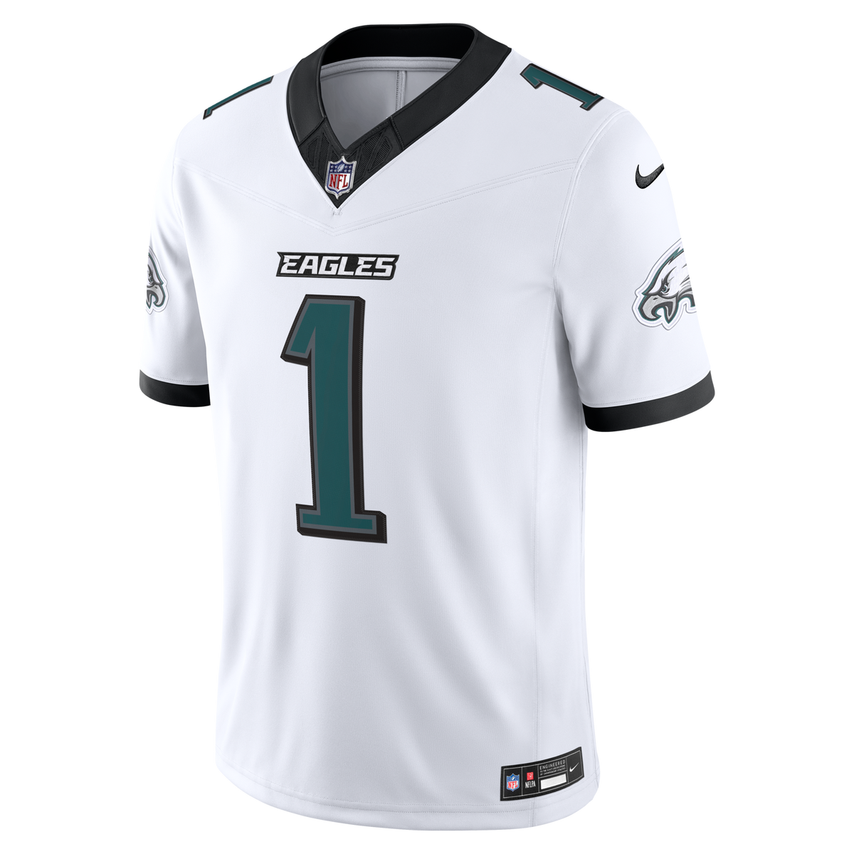 Philadelphia Eagles Jalen Hurts White Vapor F.U.S.E. Stitched Limited Jersey