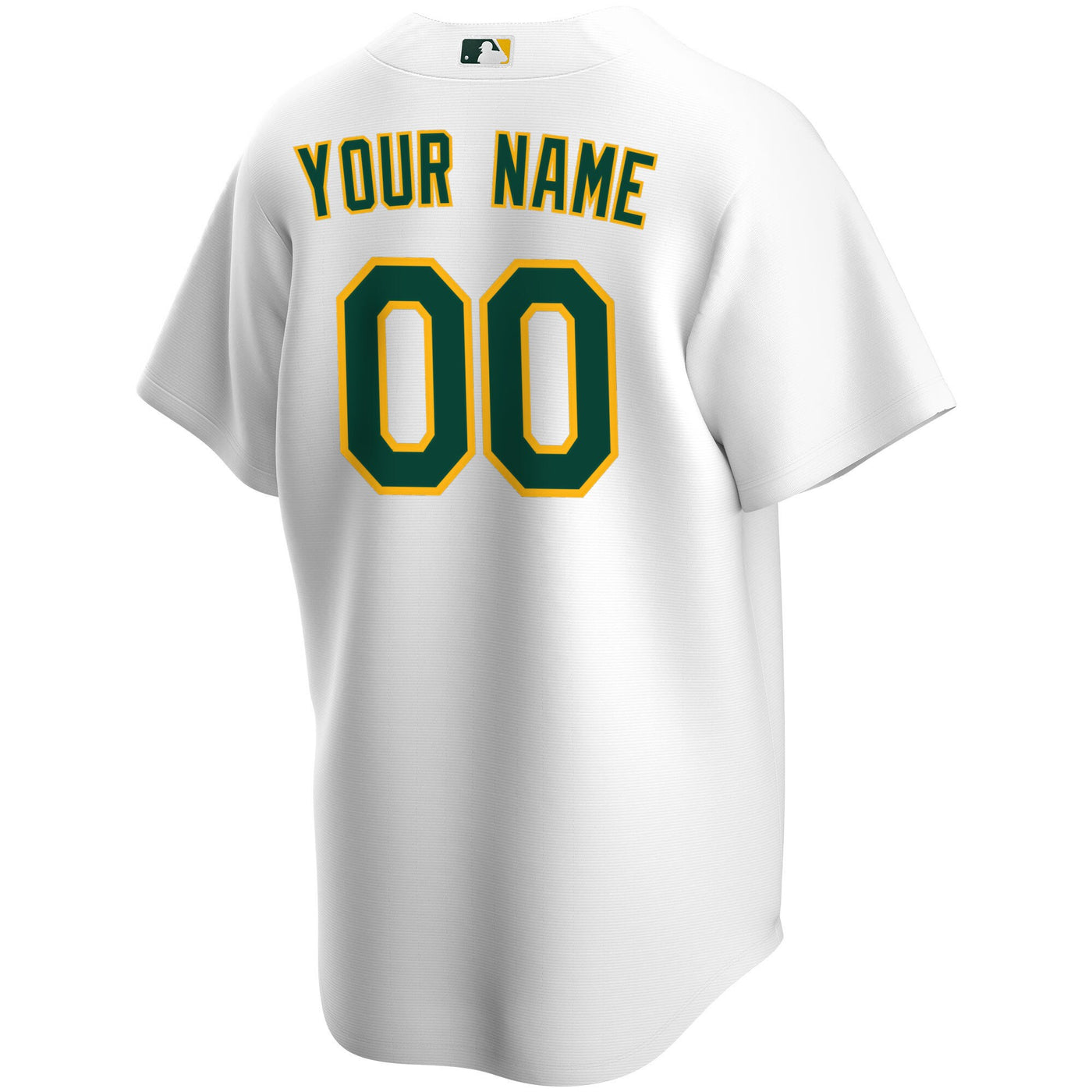 Athletics Nike White Home Replica Custom Jersey