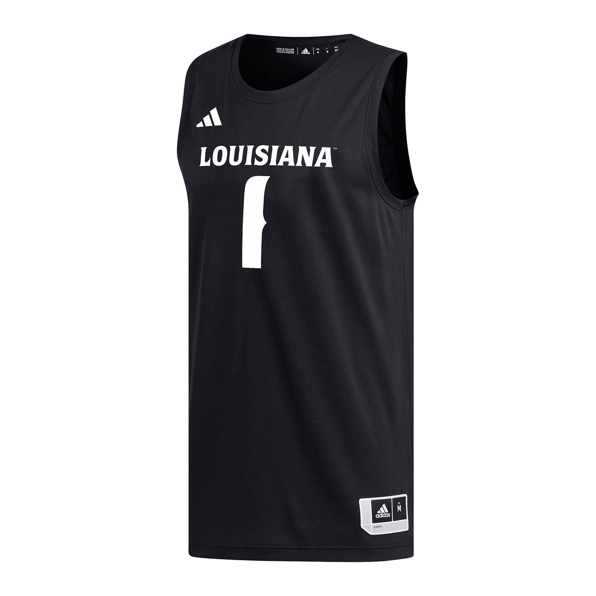 #1 Louisiana Ragin' Cajuns Replica Basketball Jersey - Black