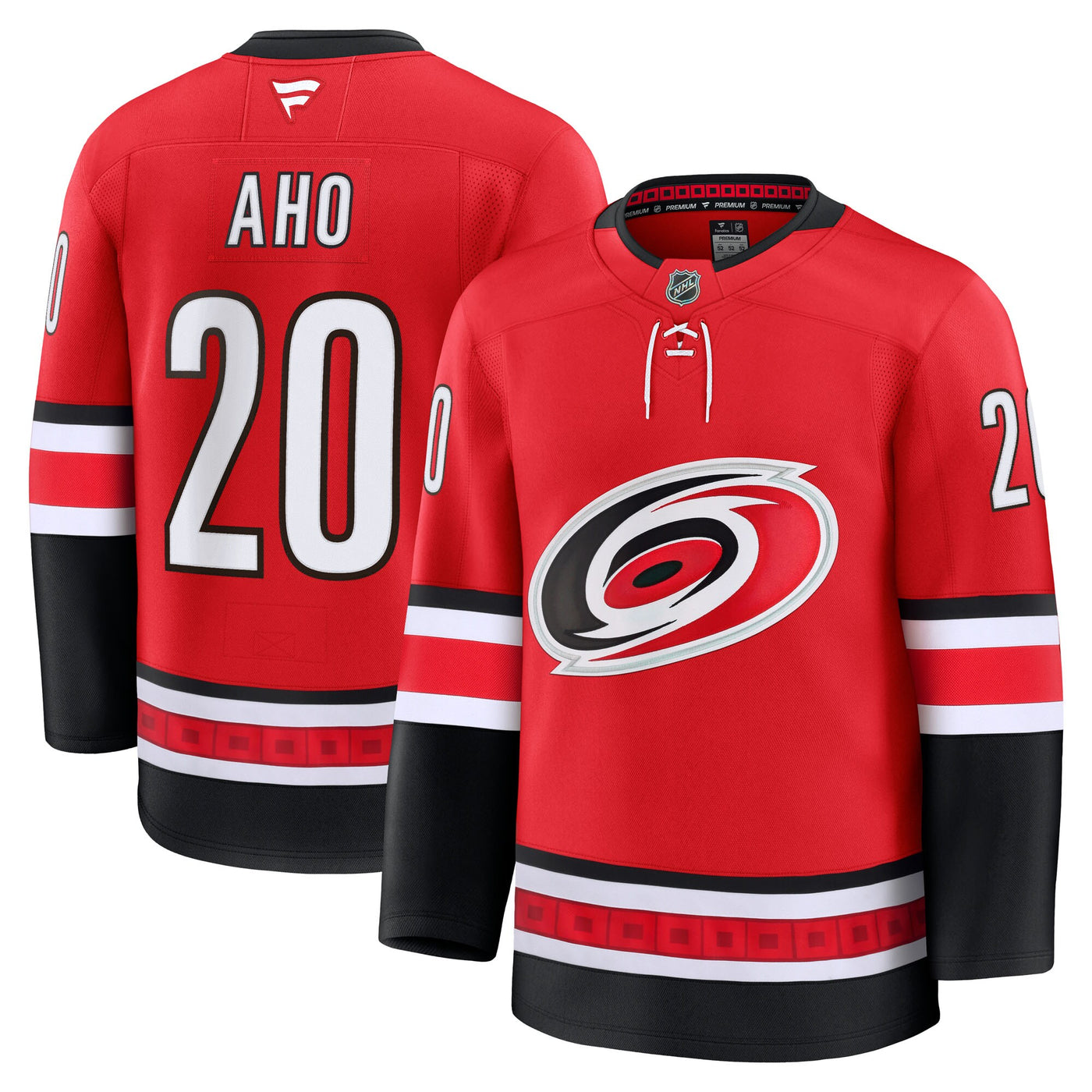 Carolina Hurricanes Sebastian Aho Fanatics Red Alternate Premium Jersey