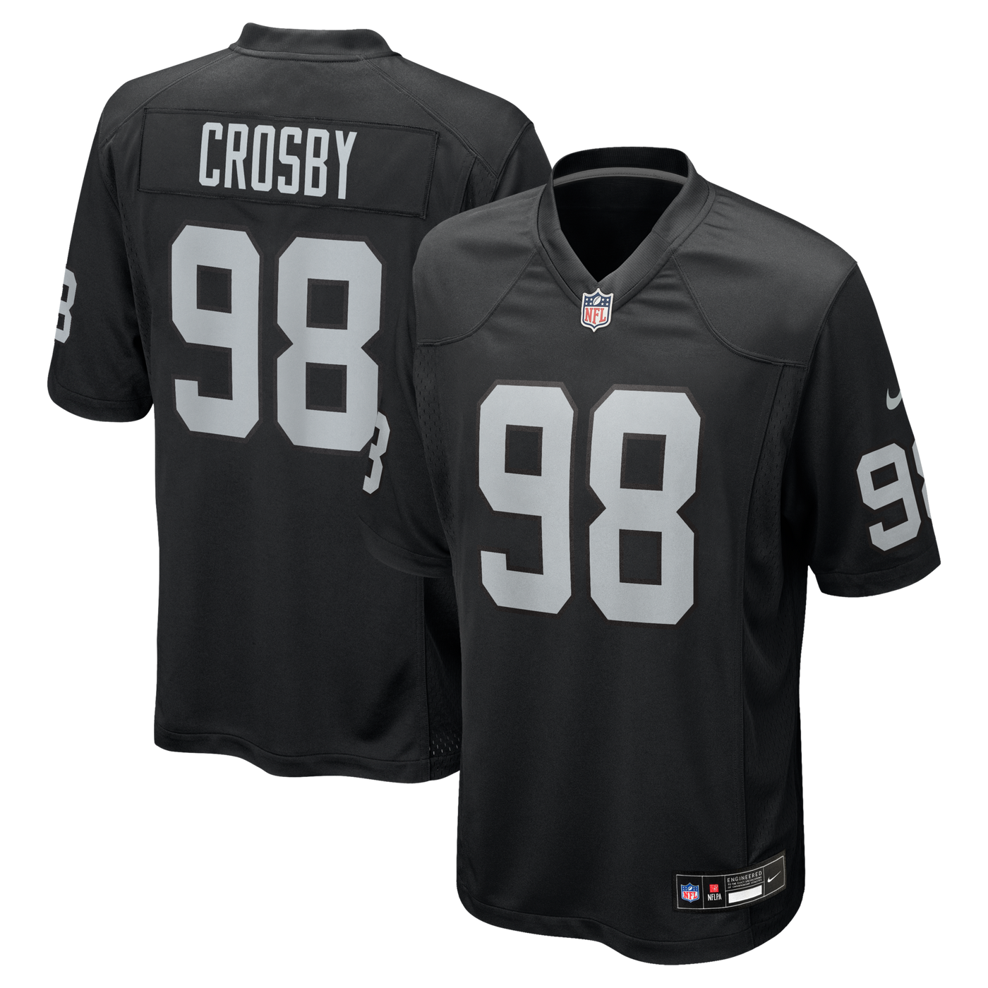 Las Vegas Raiders Maxx Crosby Nike Black Game Jersey