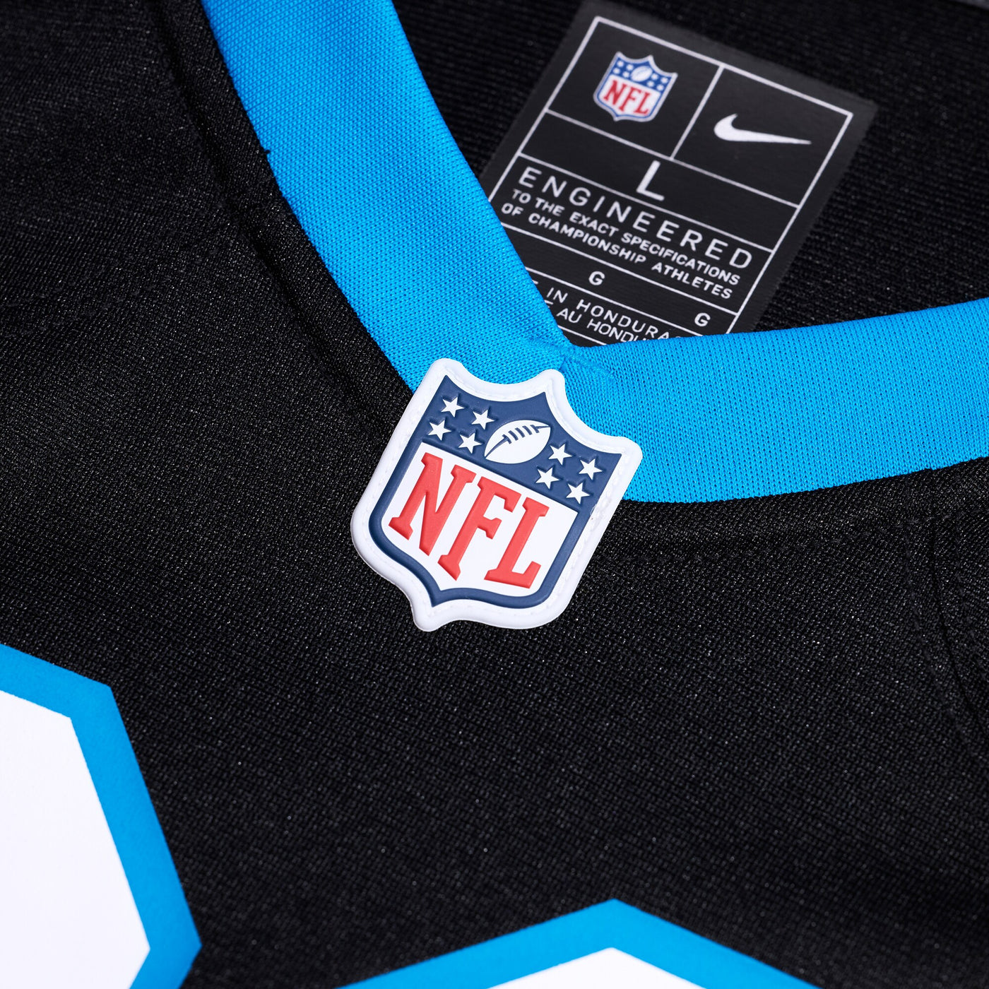 Carolina Panthers Tetairoa McMillan Nike Black Team Game Jersey