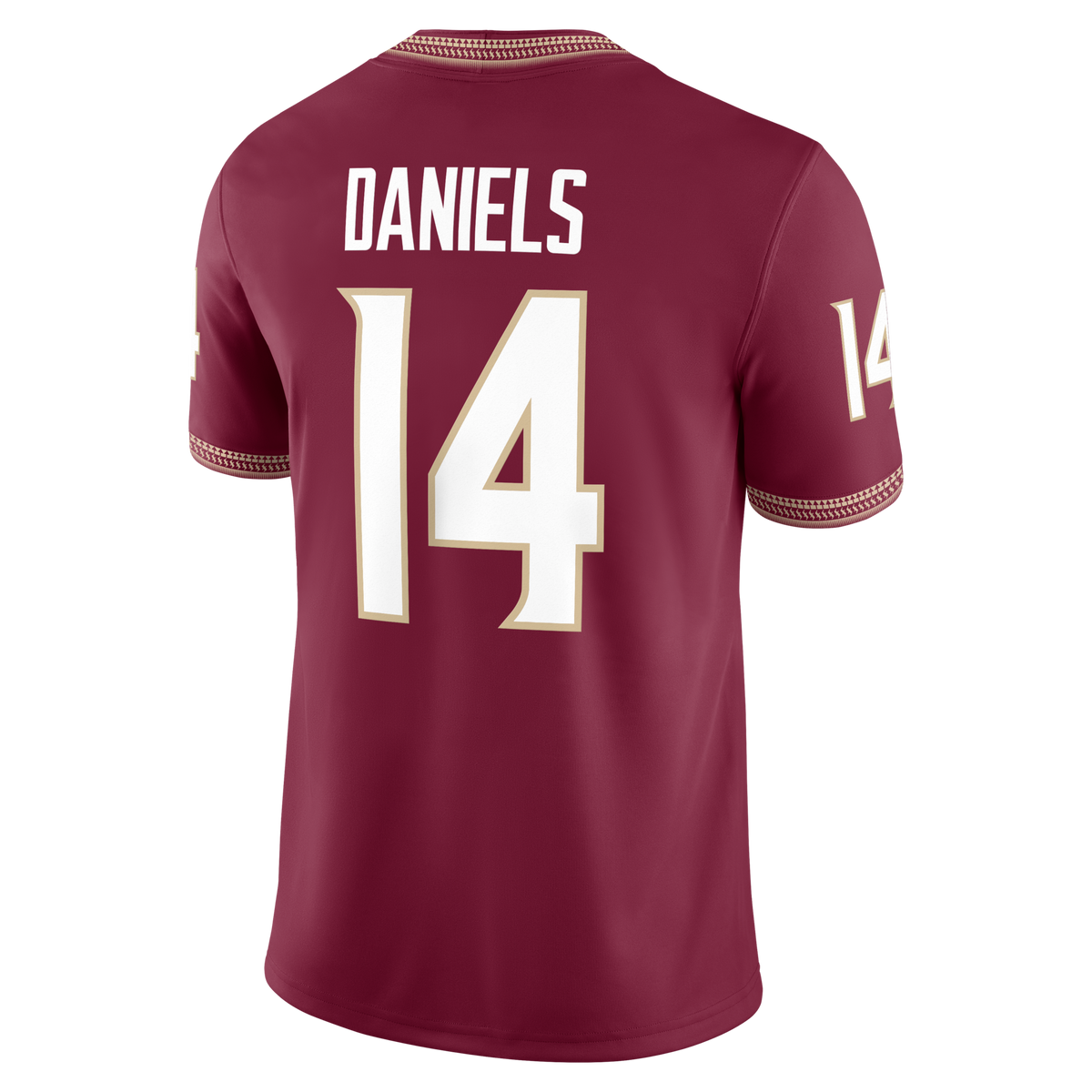 Ashton Daniels Florida State Seminoles Game Football Jersey - Garnet