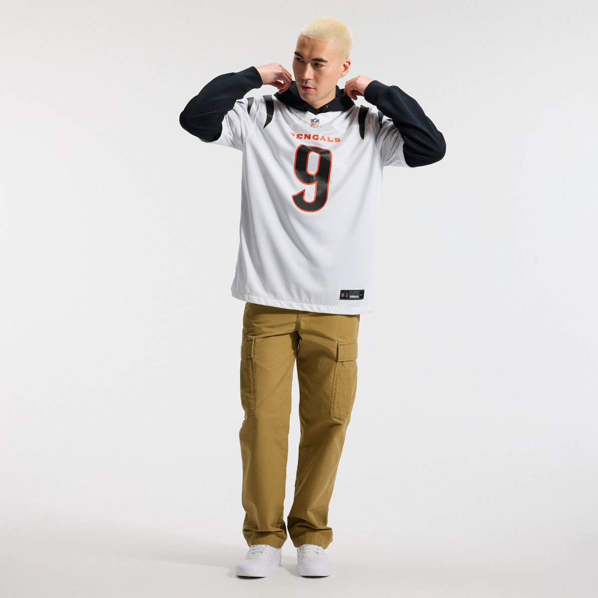 Cincinnati Bengals Joe Burrow White Game Jersey