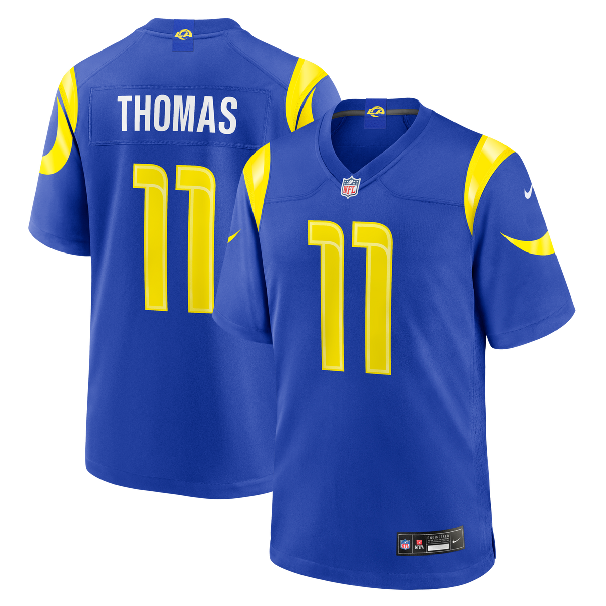 Los Angeles Rams Keir Thomas Royal Team Game Jersey