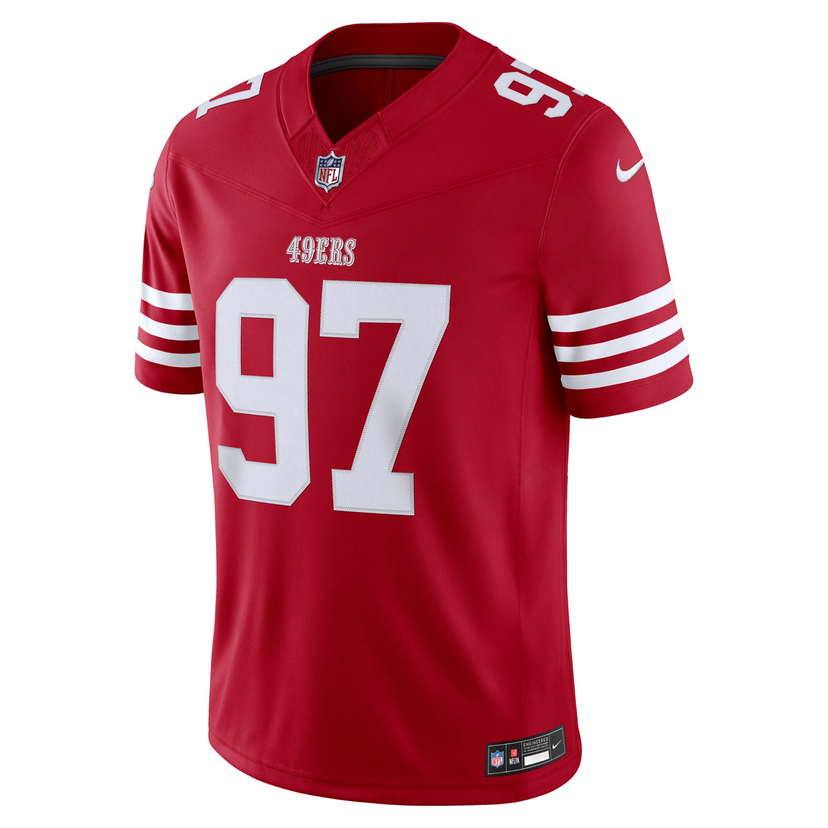 San Francisco 49ers Nick Bosa Scarlet Team Vapor F.U.S.E. Stitched Limited Jersey