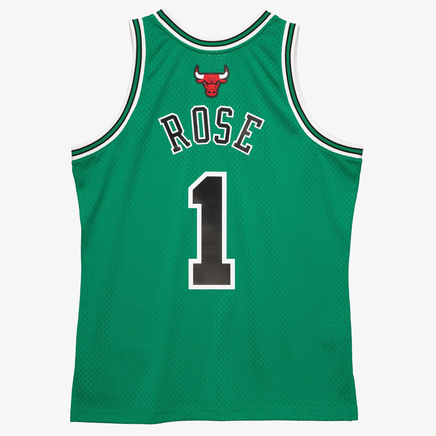 Chicago Bulls Mitchell & Ness St Patrick's Day Swingman Jersey Derrick Rose 2008-09