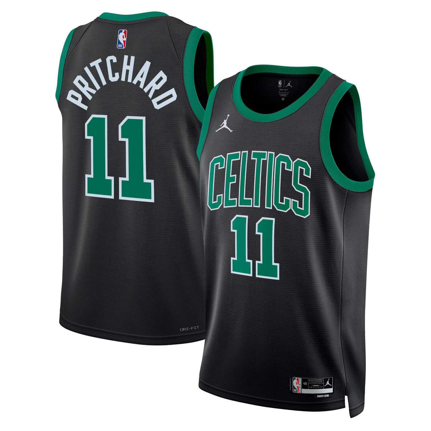 Boston Celtics Jordan Brand Statement Edition Swingman Jersey - Black - Payton Pritchard