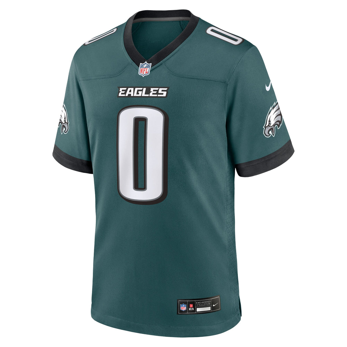 Philadelphia Eagles Marquise Brown Midnight Green Team Game Jersey