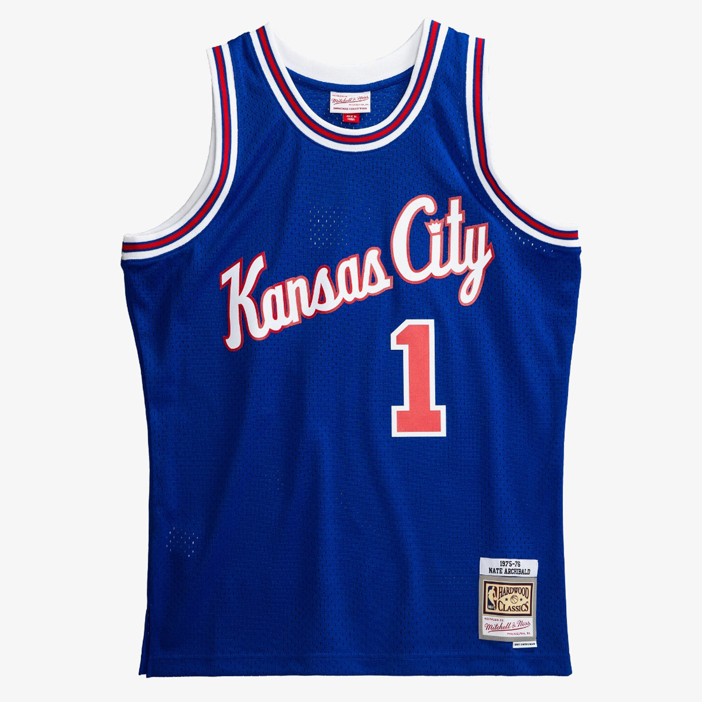 Kansas City Kings Mitchell & Ness Nate Archibald 1975 Swingman Authentic Jersey - Royal Blue