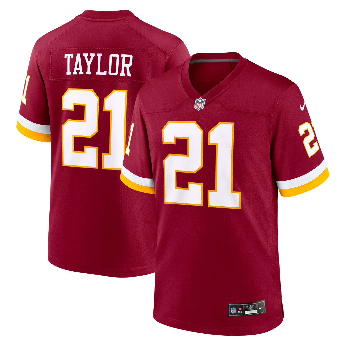 Washington Commanders Sean Taylor Nike Burgundy Retired Player Game Jersey