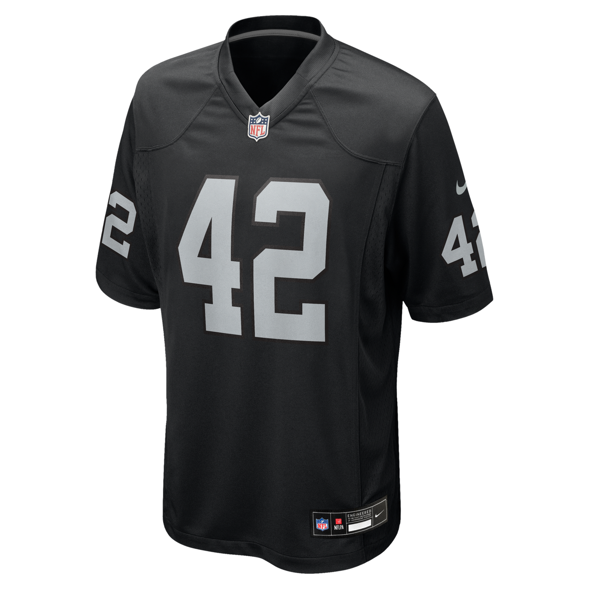 Las Vegas Raiders Ronnie Lott Black Game Retired Player Jersey