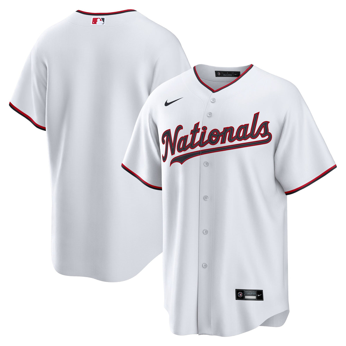 Washington Nationals White Home Replica Jersey