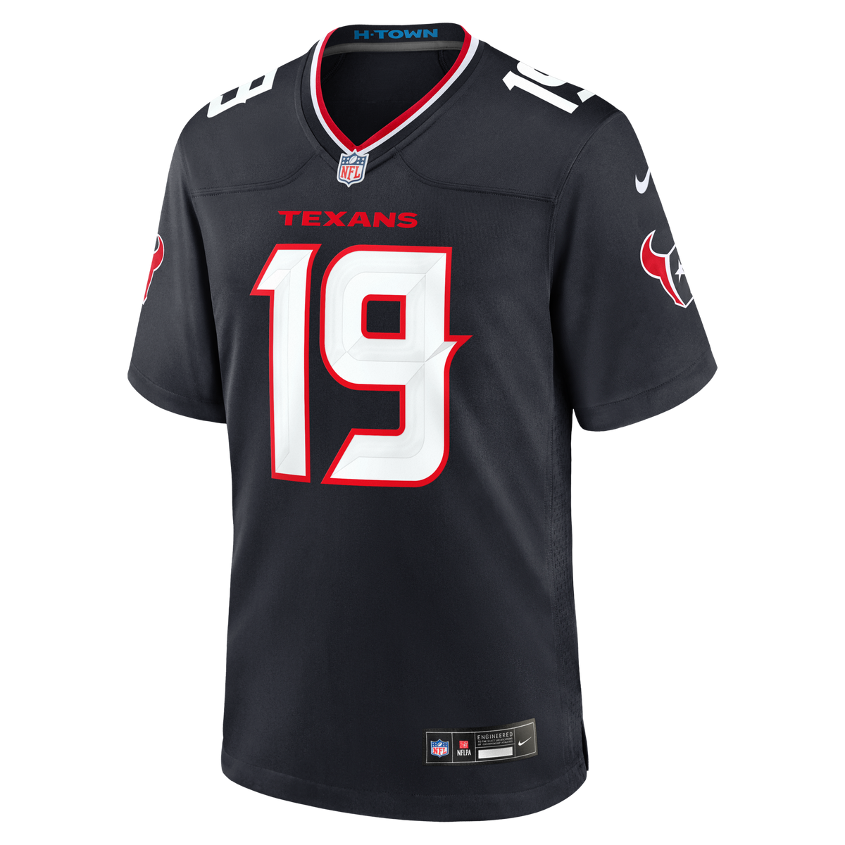 Houston Texans Xavier Hutchinson Nike Navy Team Game Jersey