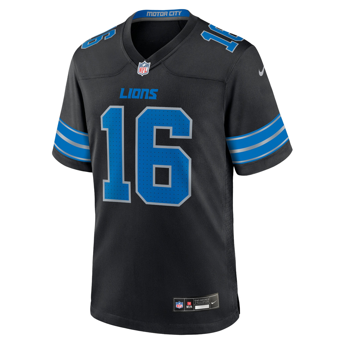 Detroit Lions Jared Goff Nike Black 2nd Alternate Game Jersey