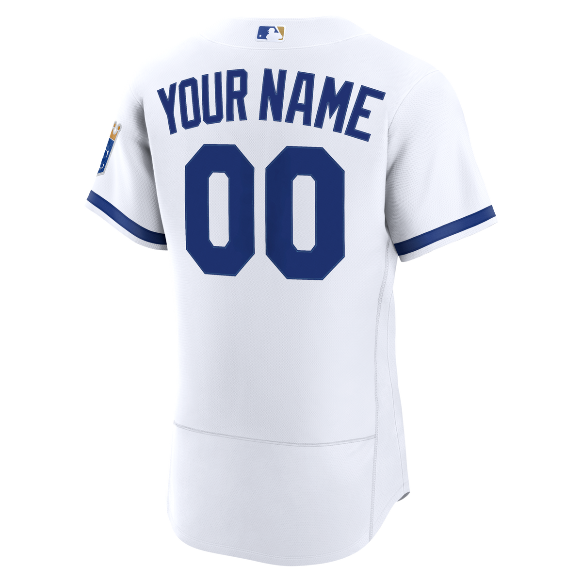 Kansas City Royals White Home Authentic Custom Jersey