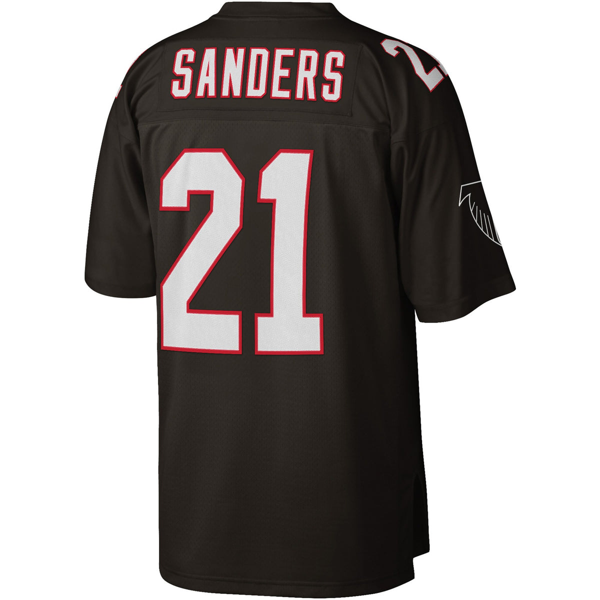 Atlanta Falcons Deion Sanders Mitchell & Ness Black Legacy Replica Jersey
