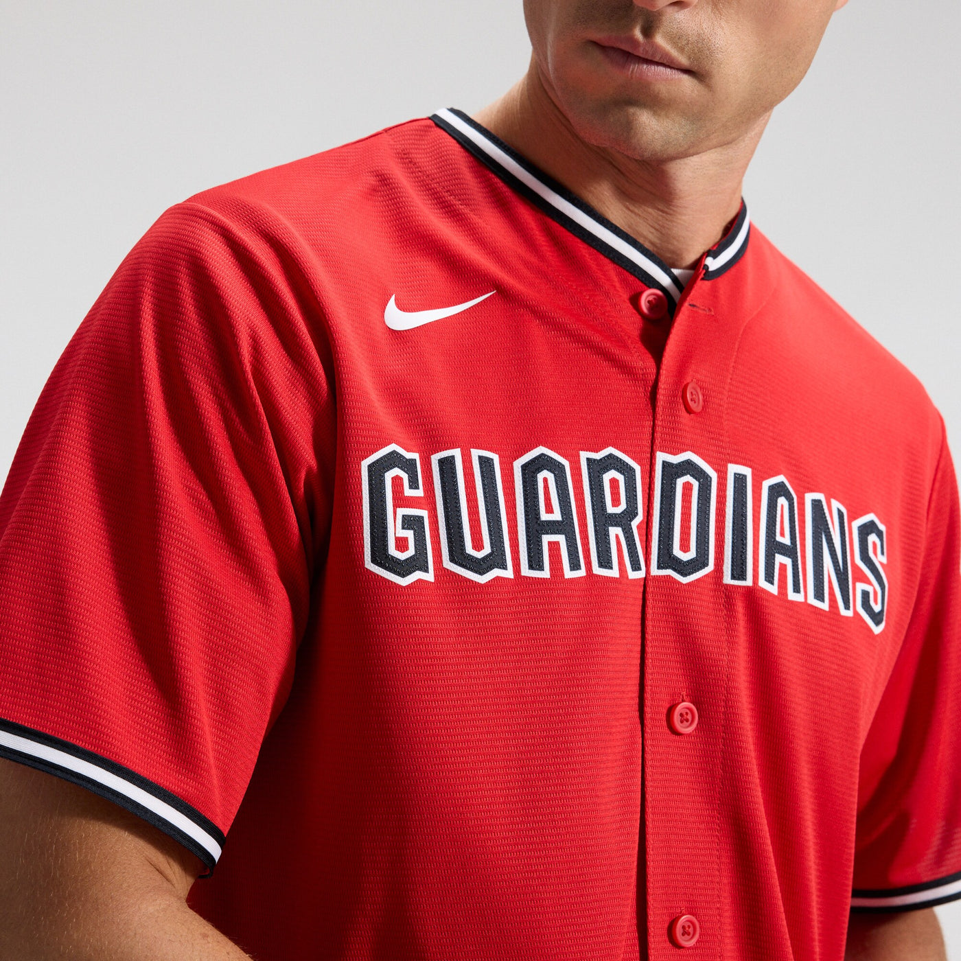 Cleveland Guardians Nike Red Alternate 2 Replica Jersey