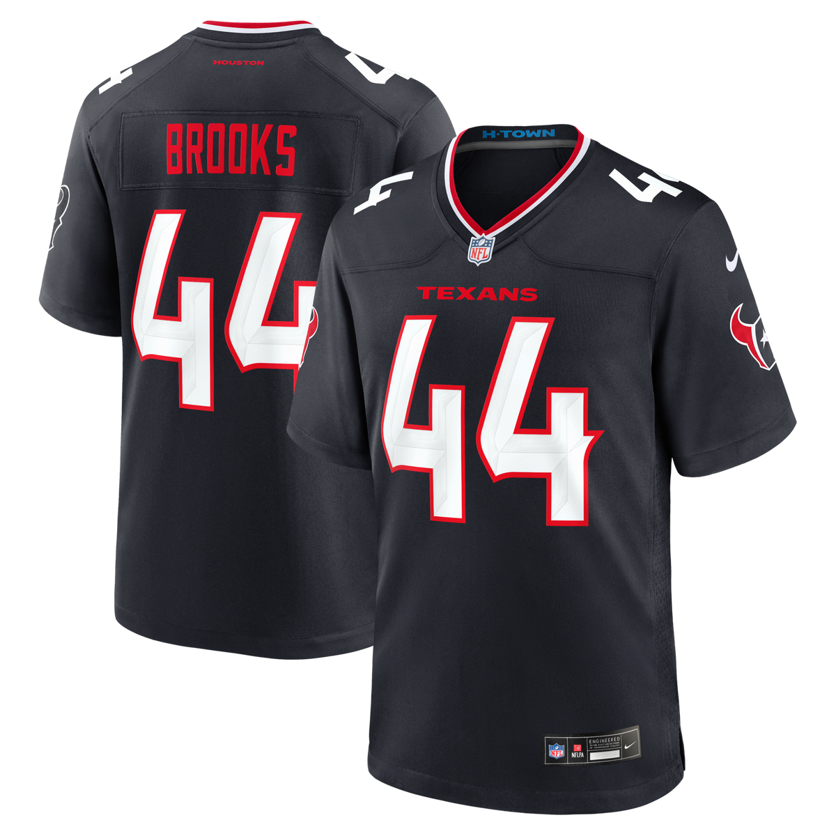 Houston Texans British Brooks Navy Team Game Jersey