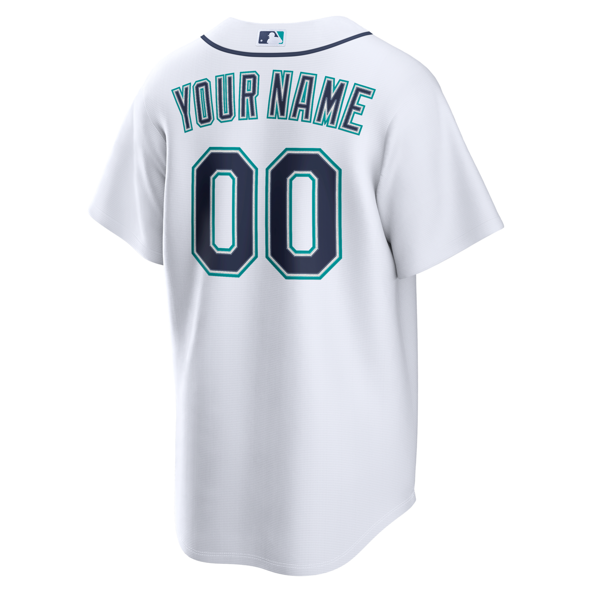 Seattle Mariners White Home Replica Custom Jersey