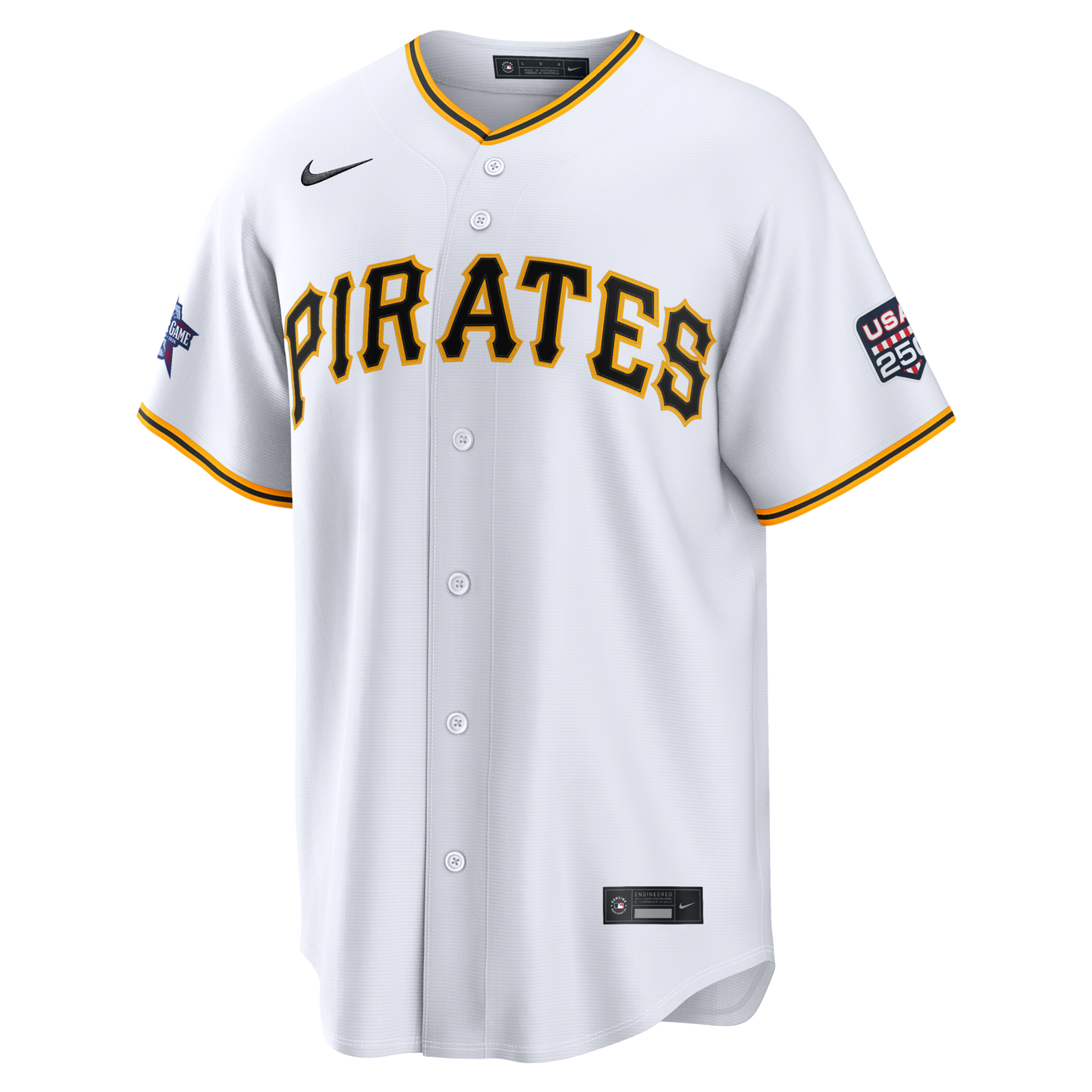 2026 All-Star Game Pittsburgh Pirates Paul Skenes Nike White Replica Jersey