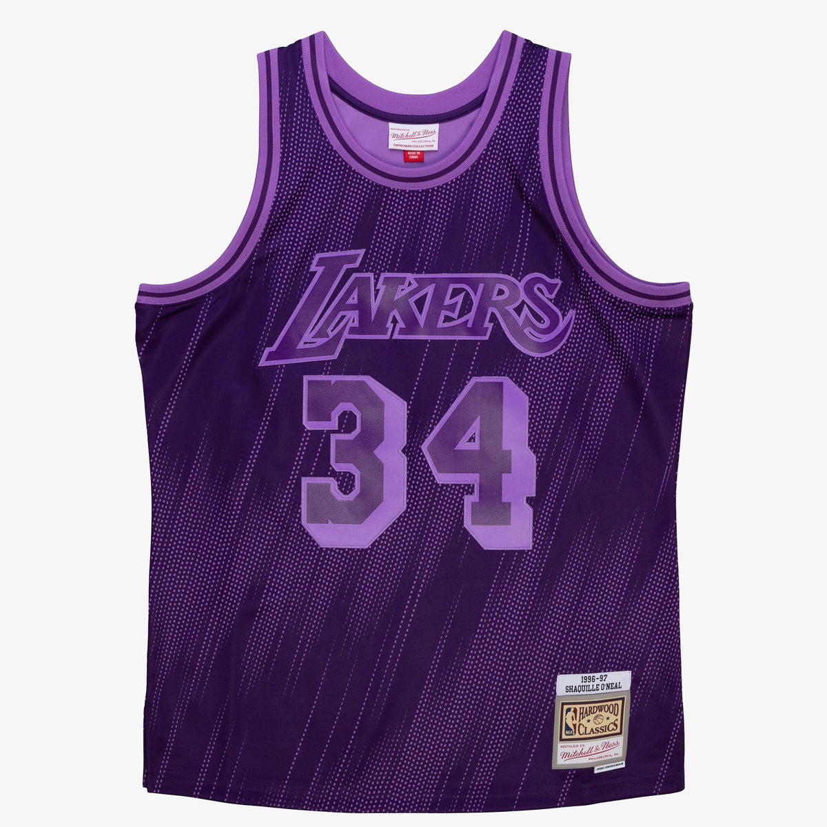 Los Angeles Lakers Mitchell & Ness Shaquille O'Neal 1996 Monochrome Swingman Jersey - Purple