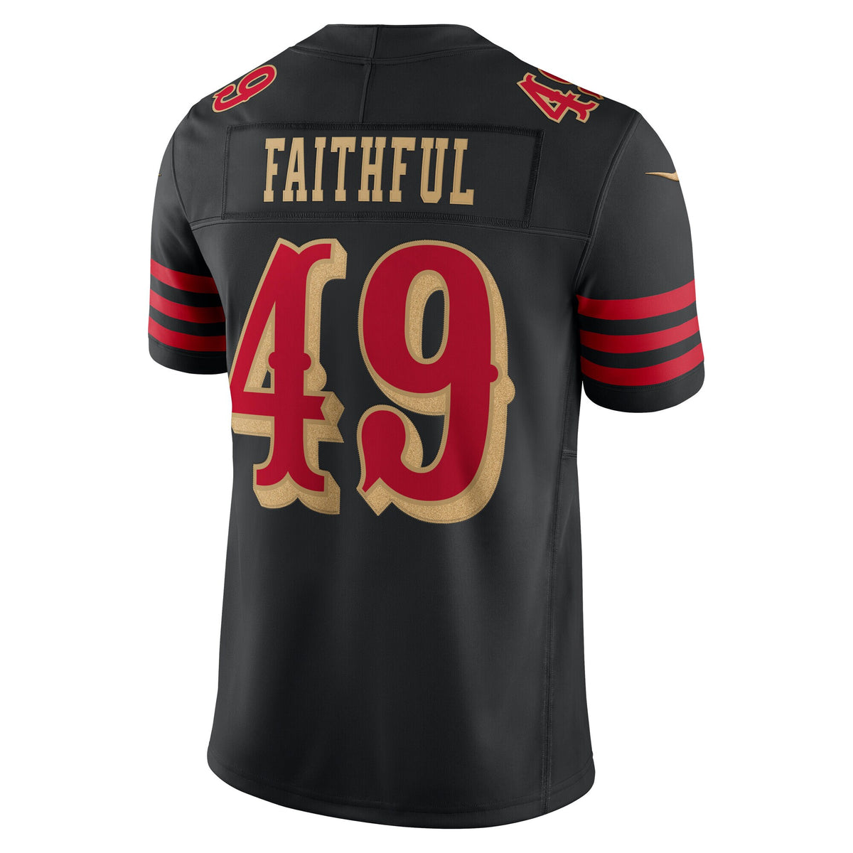 San Francisco 49ers The Faithful Black 2025 Rivalries Collection Stitched Limited Jersey