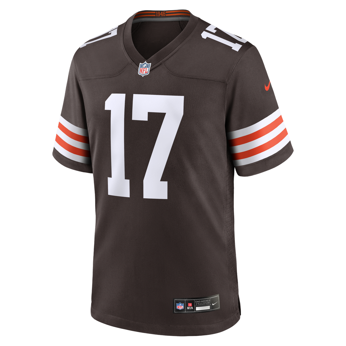 Cleveland Browns Jerome Baker Brown Team Game Jersey