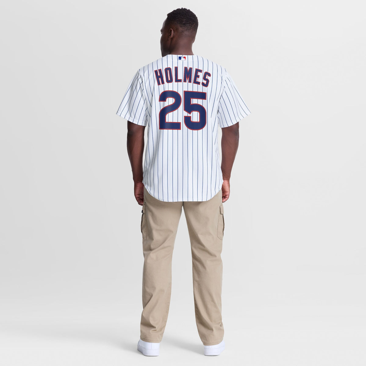 Chicago Cubs Clay Holmes White Home Replica Jersey