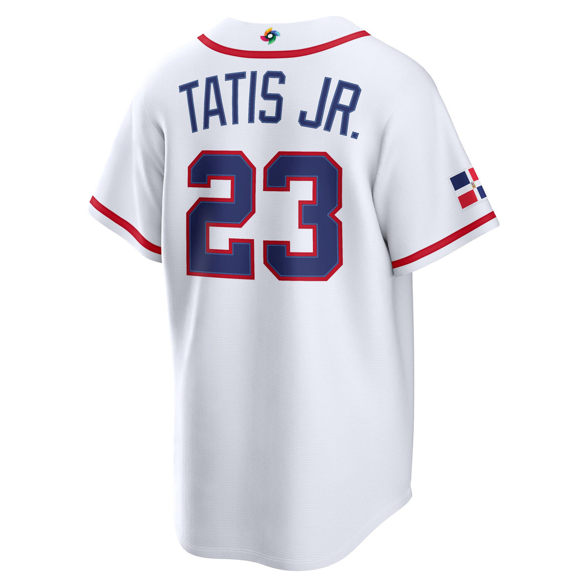 Dominican Republic Baseball Fernando Tatis Jr. White 2026 World Baseball Classic Home Stadium Jersey