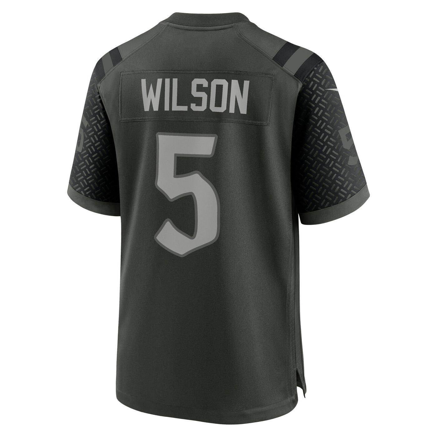 New York Jets Garrett Wilson Nike Gotham Green 2025 Rivalries Collection Game Jersey