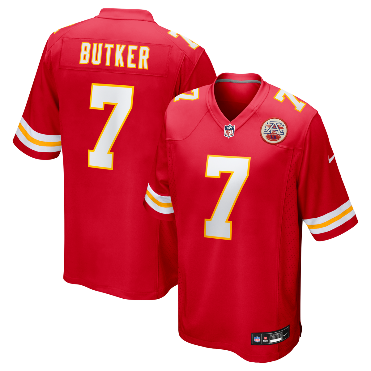 Kansas City Chiefs Harrison Butker Red Game Jersey
