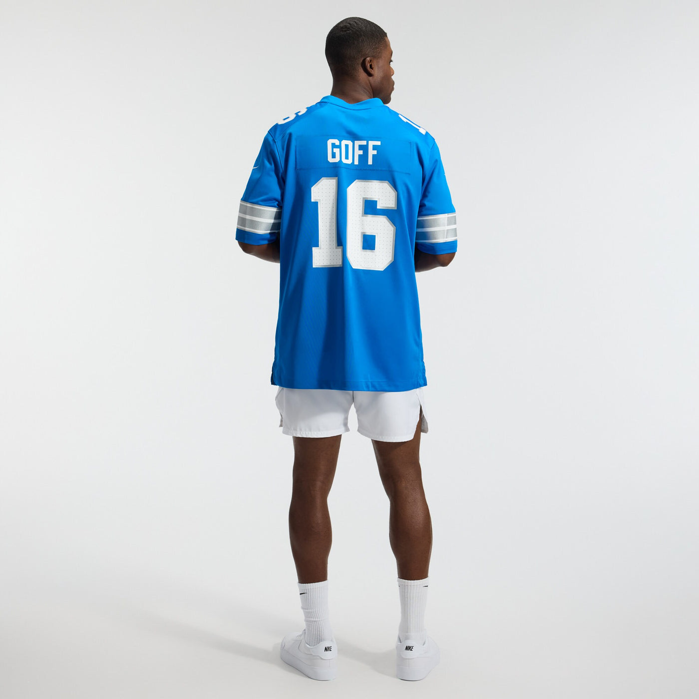 Detroit Lions Jared Goff Nike Blue Game Jersey