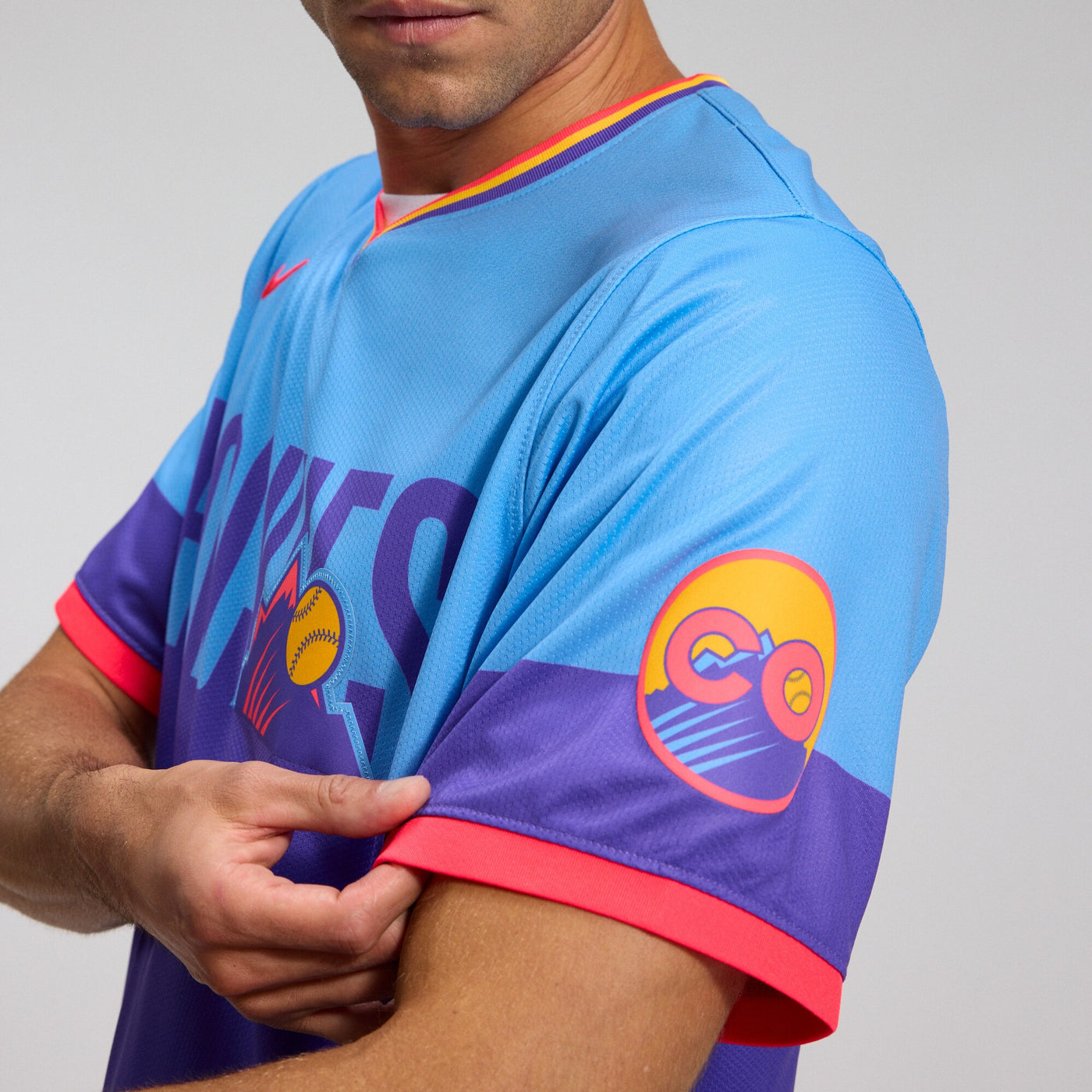 Colorado Rockies Nike Purple/Light Blue 2025 City Connect Limited Jersey