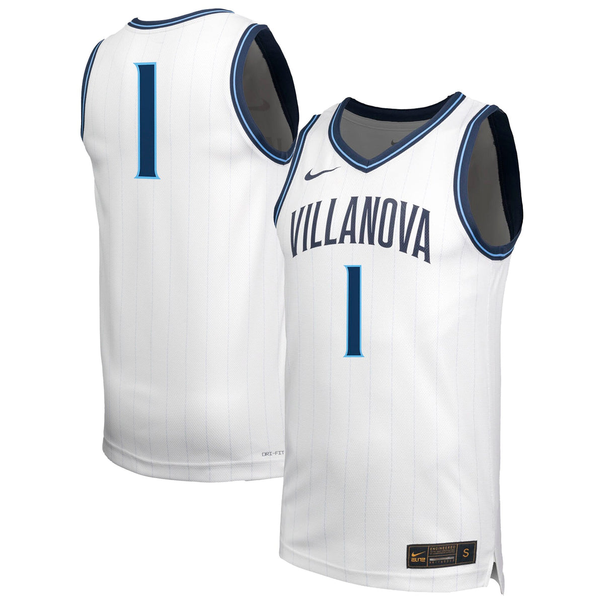Villanova Wildcats #1 Retro Replica Basketball Jersey - White