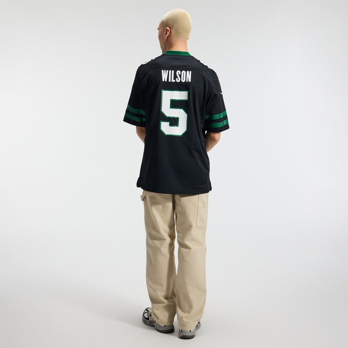 New York Jets Garrett Wilson Legacy Black Alternate Game Jersey